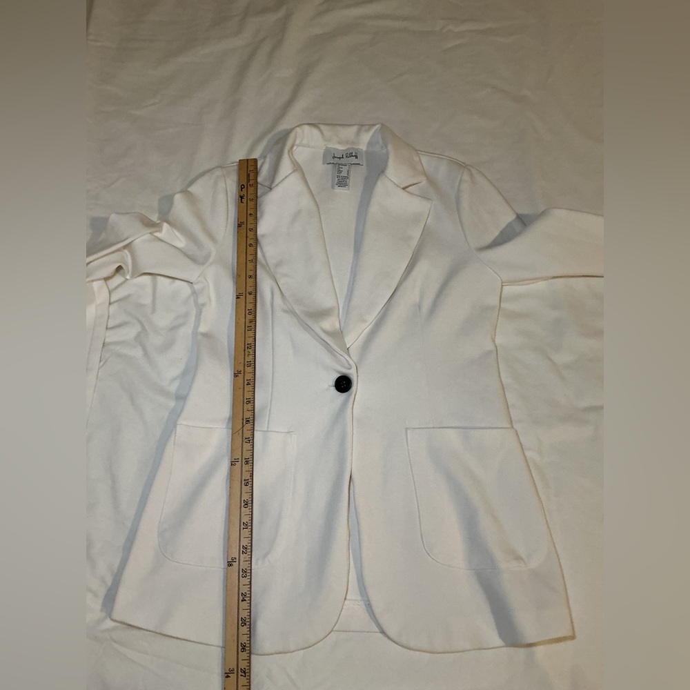 Joseph Ribkoff Elegant White Women's Blazer - Picture 6 of 8